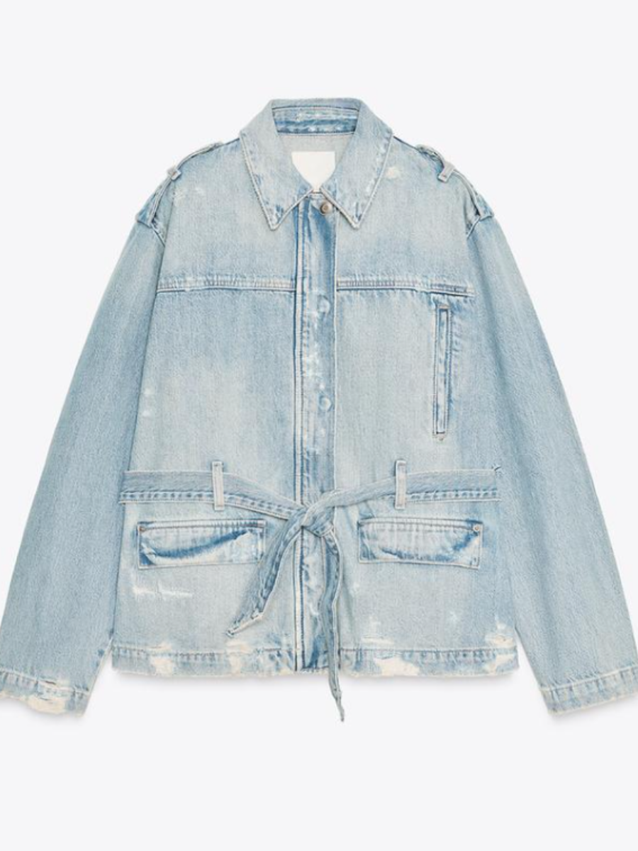 Denim Waisted Jacket