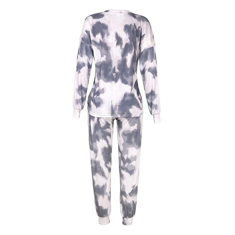 Tie-dye Crew Neck Long-sleeved Sweatshirt