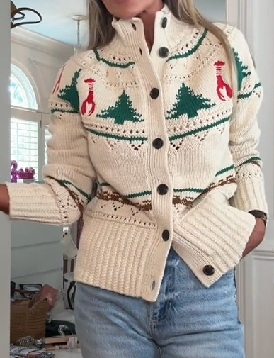 Chill Christmas Knitted Cardigan