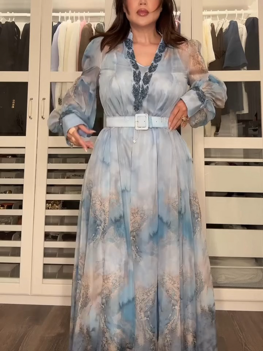 Summer Tulle Maxi Dress