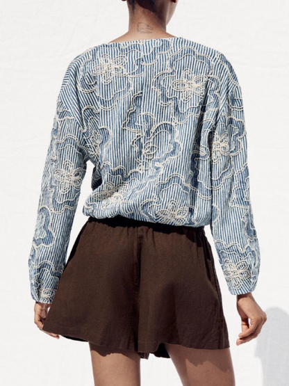 Fashion Pattern Zipper Jacket