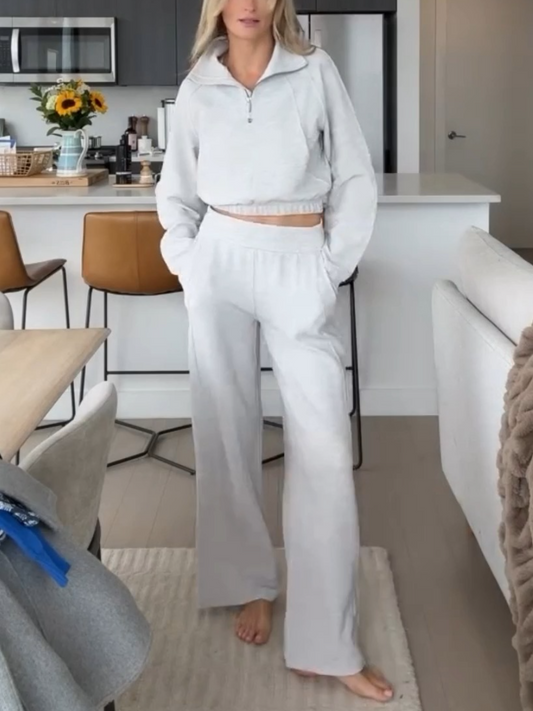 Autumn Comfortable Zipper Suit