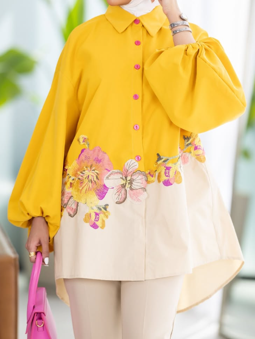 Casual Floral Elegant Blouse