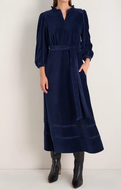 Classy Velvet Midi Dress