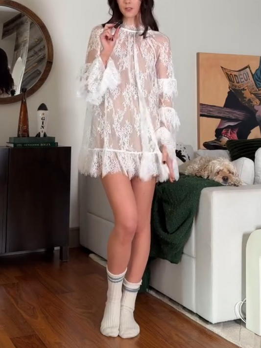 Fashion Lace Long Sleeve